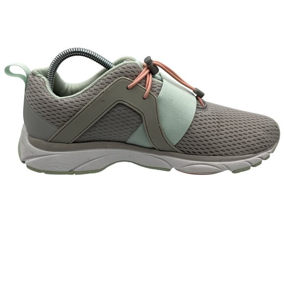 Vionic Berlin Womens 8.5  Gray Mint Mesh Athletic Slip On Sneakers Running Shoes - Picture 9 of 13